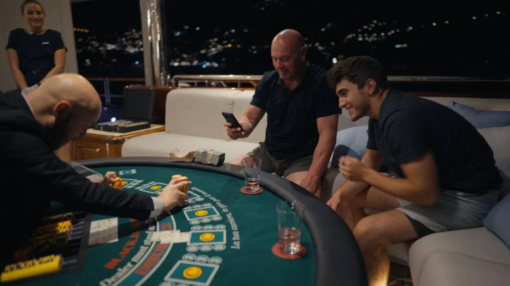 dana white owner of ufc plays casino