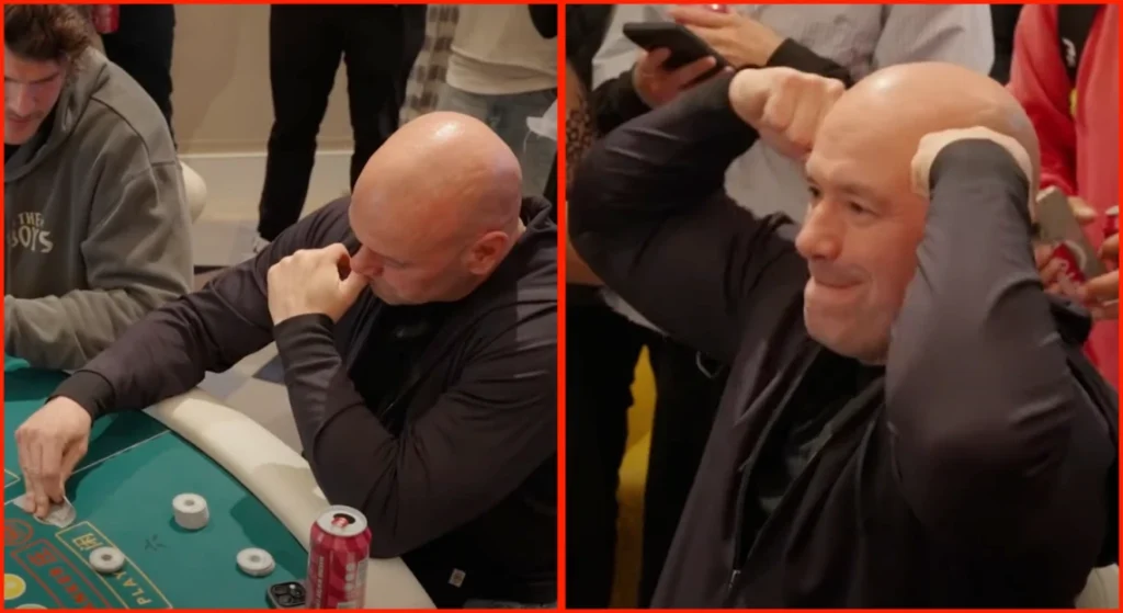 dana white wins bet in ufc casino